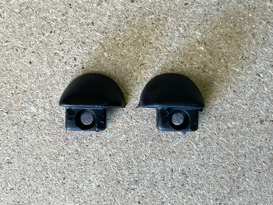 Curtain Rail Stop End - Black