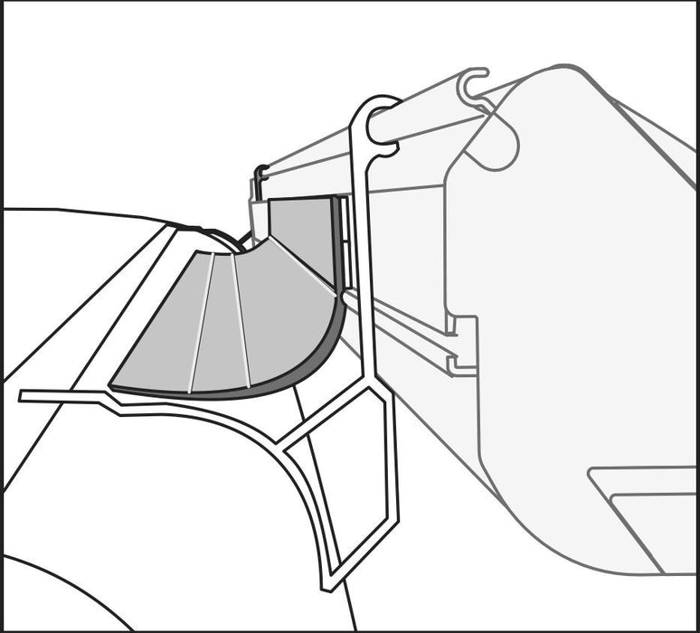 Fiamma Awning Kit Rain Guard Van F45S - 1.5m