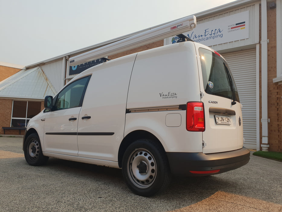 Fiamma F45s 2.3m wind-out Cassette Awning and Brackets for Caddy and Caddy Maxi