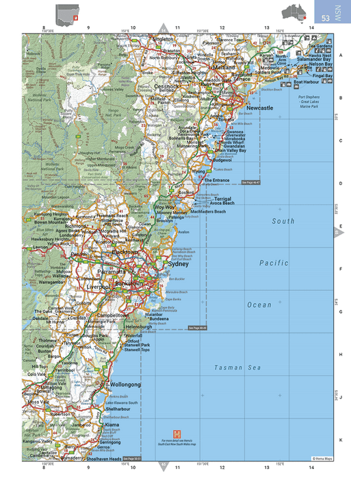 Hema Maps Australia Road & 4WD Atlas (Spiral Bound) - 252 x 345mm
