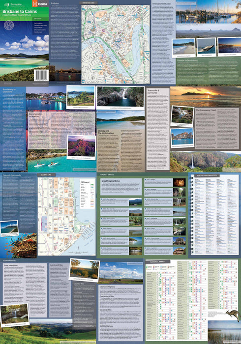 Hema Maps Brisbane to Cairns Map
