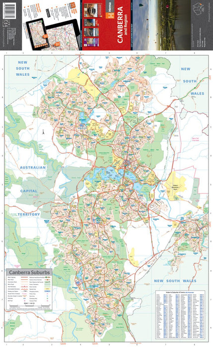 Hema Maps Canberra & Region Map