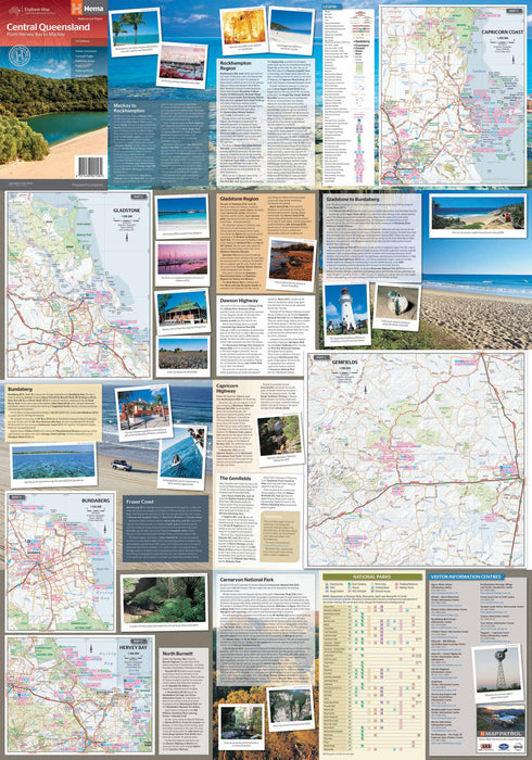 Hema Maps Central Queensland Map