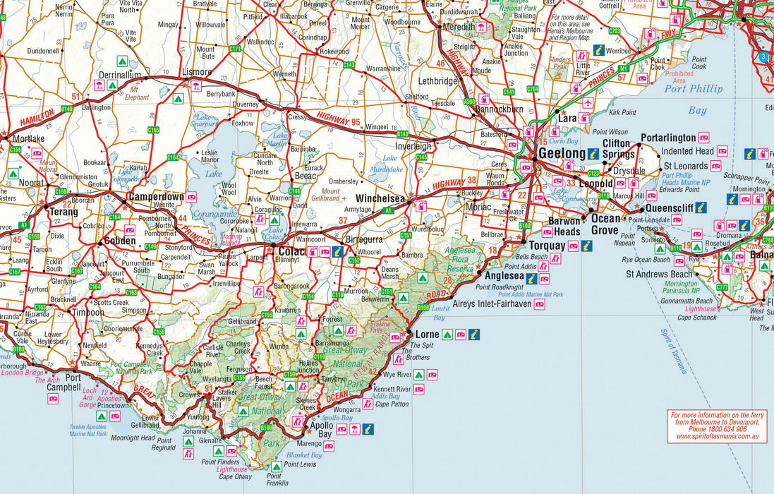 Hema Maps Victoria Handy Map