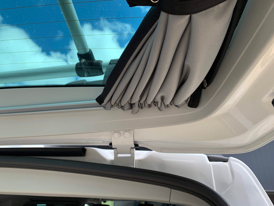 Tailgate Curtain for VW Multivan T5 & T6 & T6.1 - 1pc - Grey Rail