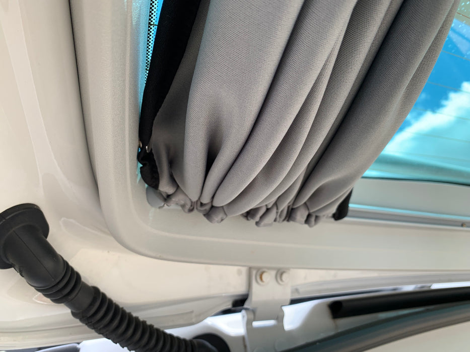 Tailgate Curtain for VW Multivan T5 & T6 & T6.1 - 1pc - Grey Rail