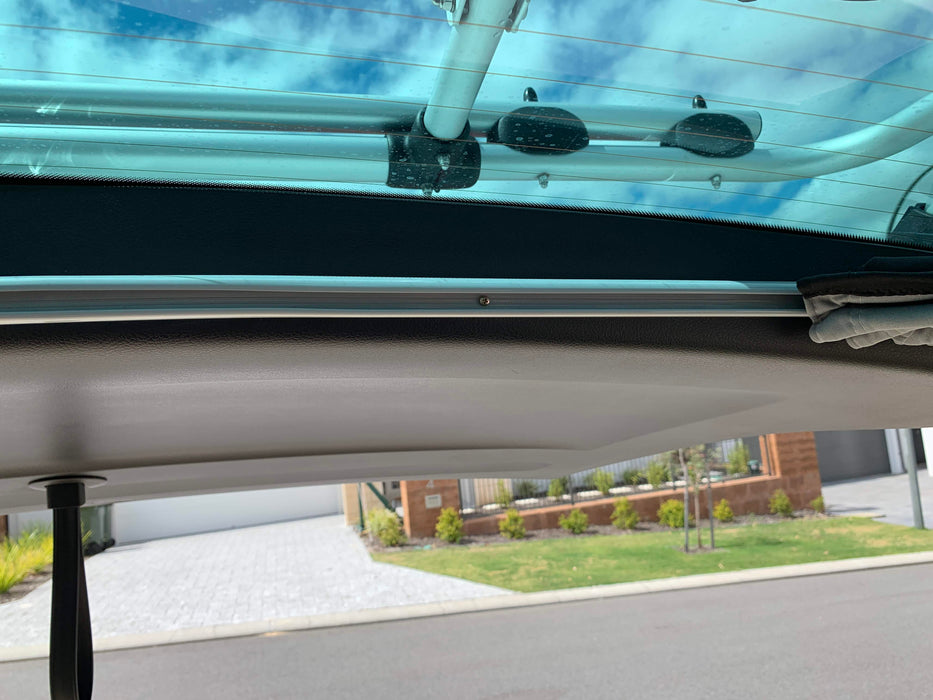 Tailgate Curtain for VW Multivan T5 & T6 & T6.1 - 1pc - Grey Rail