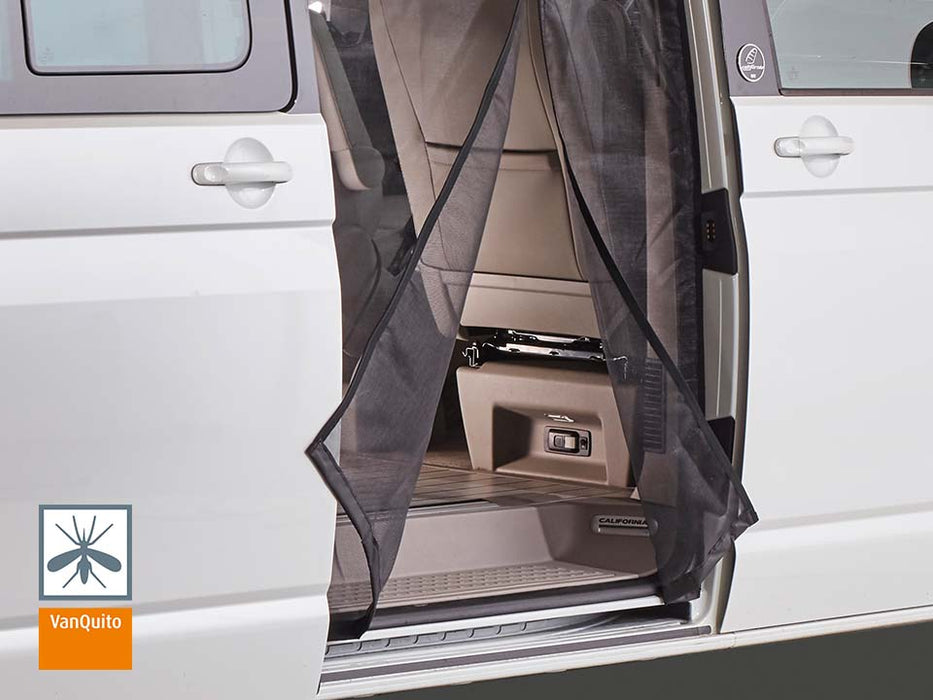 Mosquito Net VW T5/T6/T6.1 FINE Mesh + MAGNETIC Zipper for LEFT Side Door