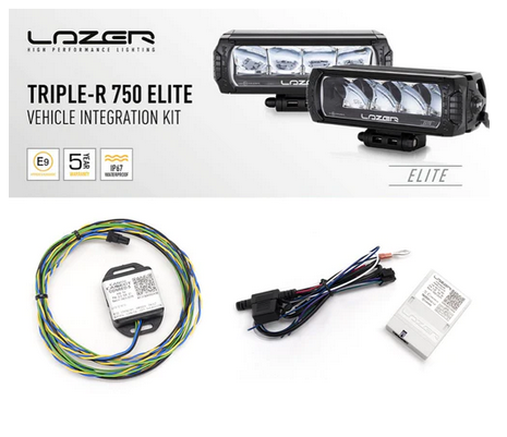 Lazer LED Spotlights Triple R 750 Elite for VW TRANSPORTER / MULTIVAN / CALIFORNIA