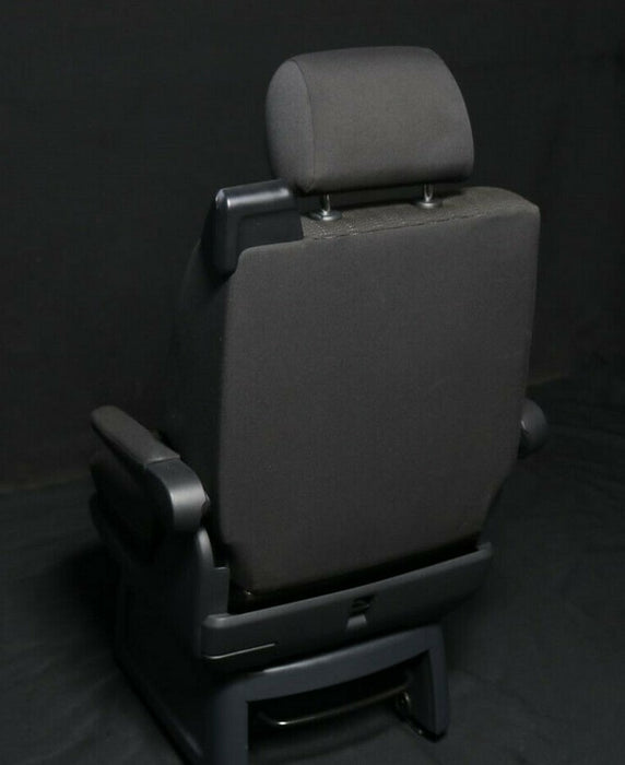 Multivan Single Captain's Chair for Rail System T6.1 Cloth