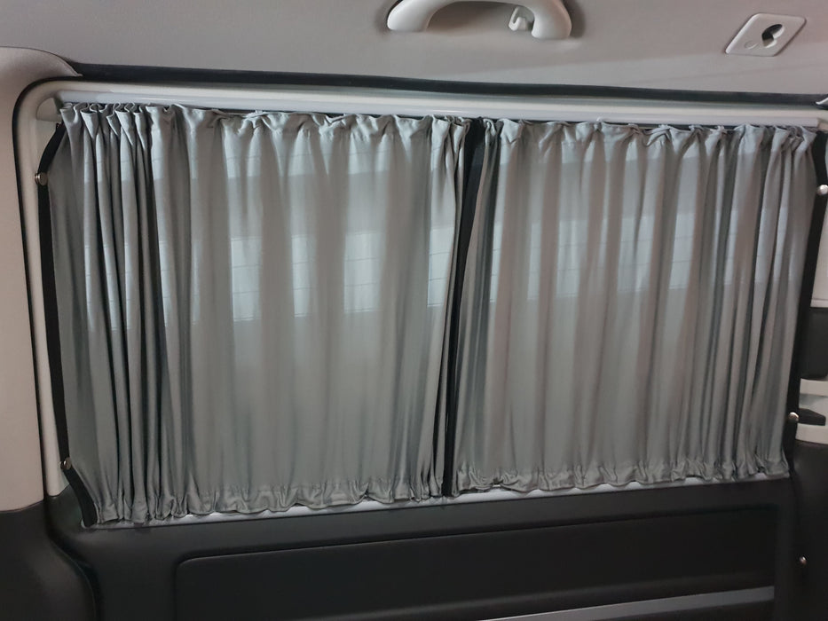 Sliding Door Curtain for VW Multivan T5 & T6 & T6.1 - 1pc - LEFT - Grey Rail