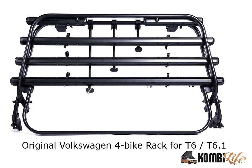 Original T6 Bike Rack from VW - 4 bikes - Genuine Volkswagen 7E0.071.104