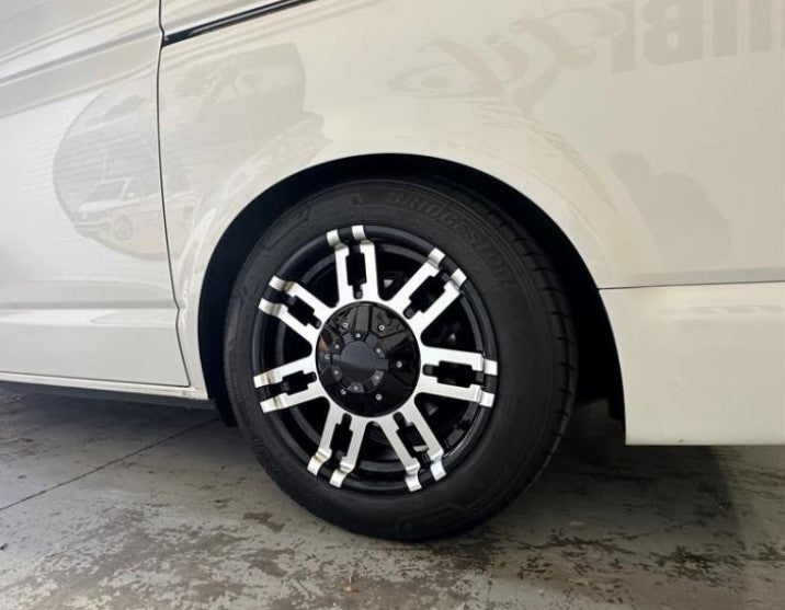 17in Machined Alloy Wheel for VW T6.1 / T6 / T5 - Gloss Black - 17x8 - 12U30P
