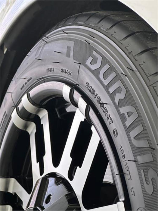 17in Machined Alloy Wheel for VW T6.1 / T6 / T5 - Gloss Black - 17x8 - 12U30P