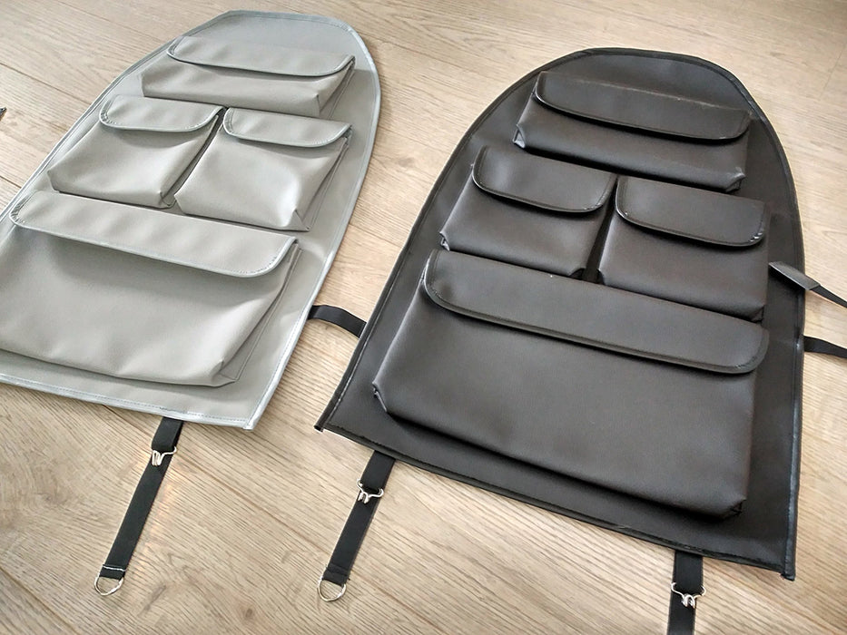 VW T5 & T6 Seat Utility Bag Deluxe - 4 pockets  - Anthracite