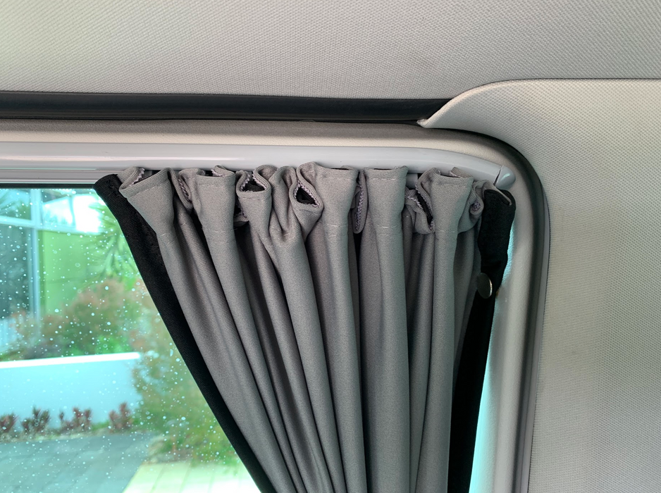 Sliding Door Curtain for VW Multivan T5 & T6 & T6.1 - 1pc - LEFT - Grey Rail