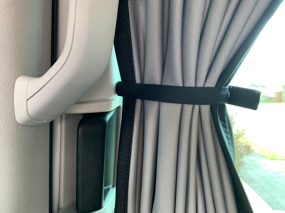 Sliding Door Curtain for VW Multivan T5 & T6 & T6.1 - 1pc - LEFT - Grey Rail