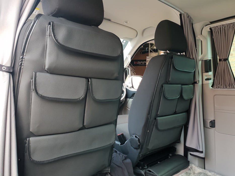 VW T5 & T6 Seat Utility Bag Deluxe - 4 pockets  - Anthracite