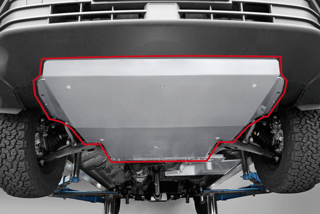Seikel - Guard - CRAFTER - Aluminium Protection Plate kit Desert Plus for Engine/AdBlue Tank