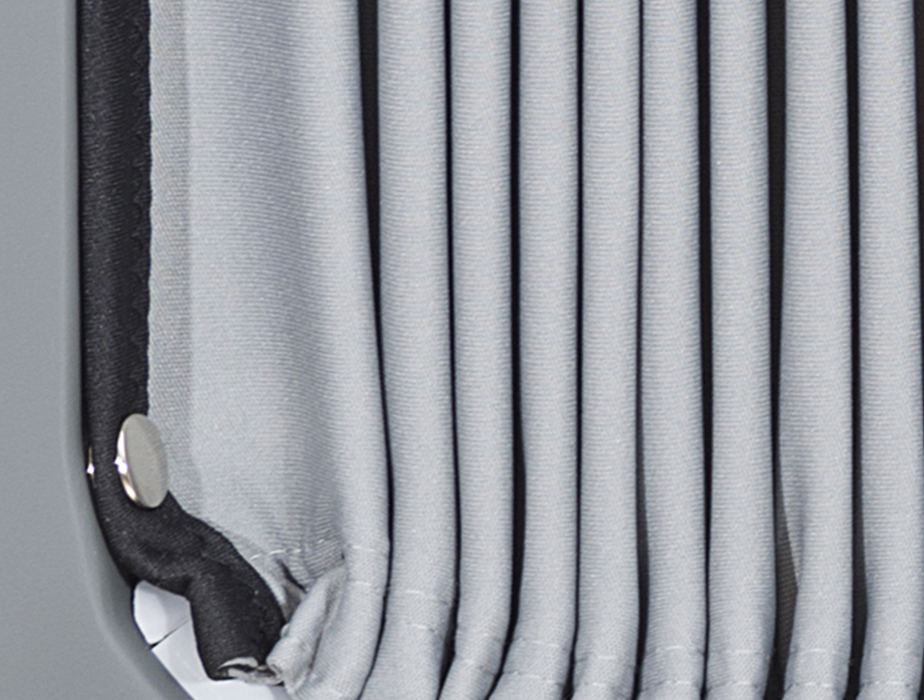 Sliding Door Curtain for VW Multivan T5 & T6 & T6.1 - 1pc - LEFT - Grey Rail