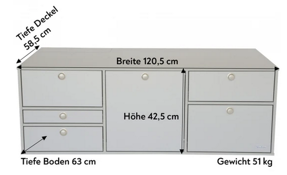 VanEssa Mobilcamping V1 LOW - Kitchen for Ford Transit Custom V710 & Ford Tourneo 2023+