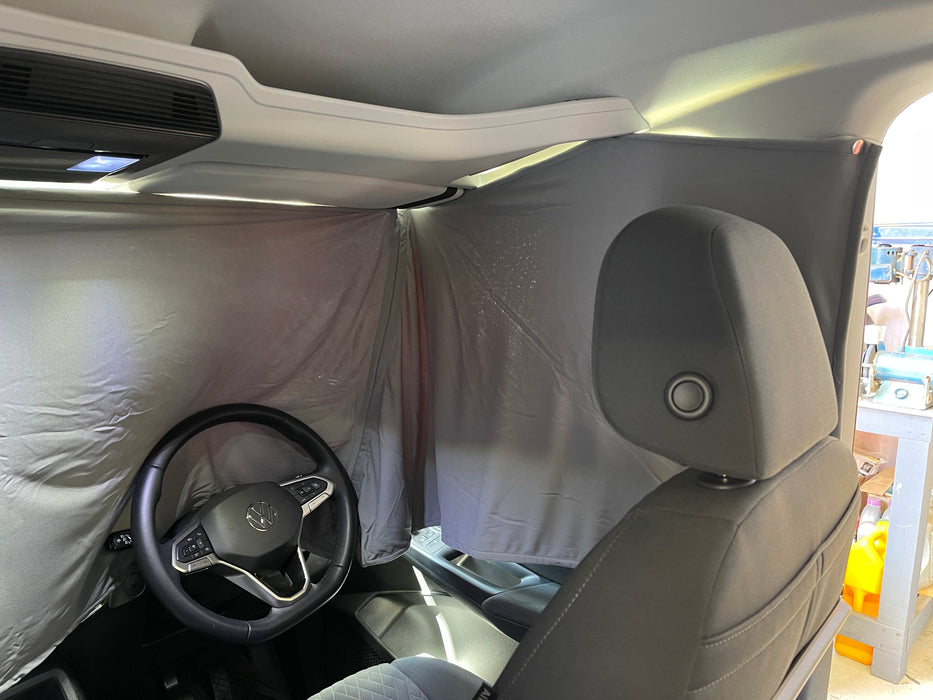 VW Caddy 5 (2021 onwards) - Cab Camper Curtain - 3 windows 1pc