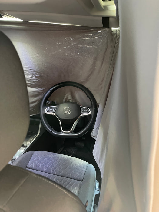 VW Caddy 5 (2021 onwards) - Cab Camper Curtain - 3 windows 1pc
