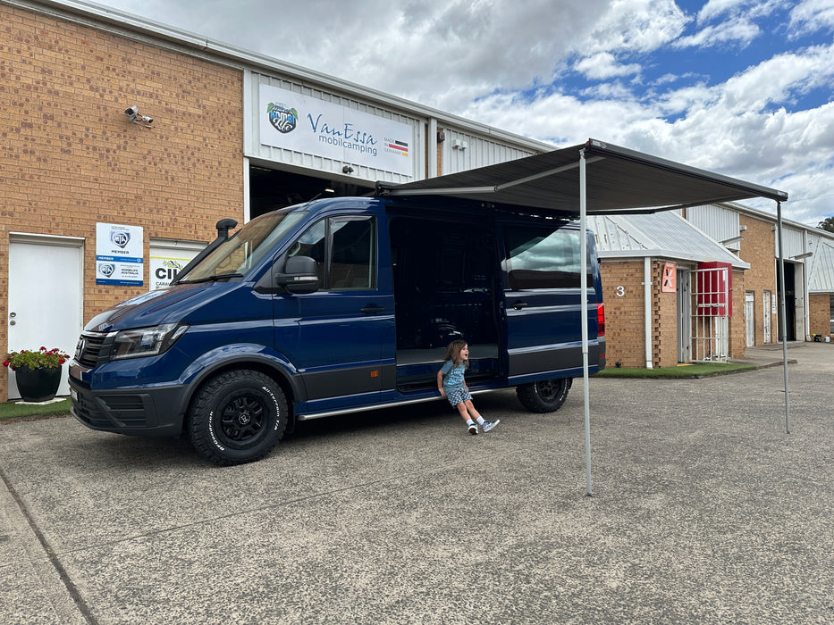 Fiamma F45s 3.0m wind-out Cassette Awning for SWB/LWB Multivan, Transporter, & Caravelle