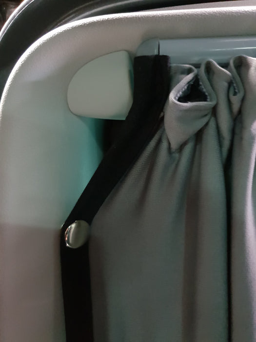 Sliding Door Curtain for VW Multivan T5 & T6 & T6.1 - 1pc - LEFT - Grey Rail