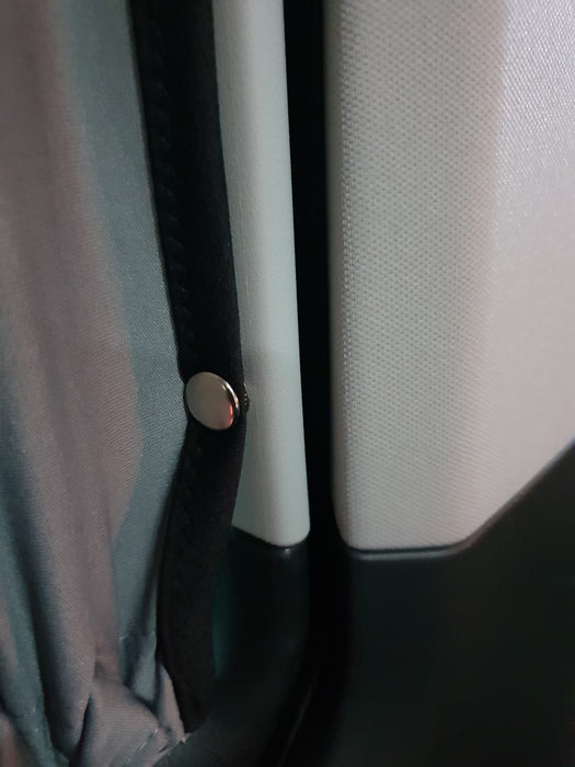 Sliding Door Curtain for VW Multivan T5 & T6 & T6.1 - 1pc - LEFT - Grey Rail