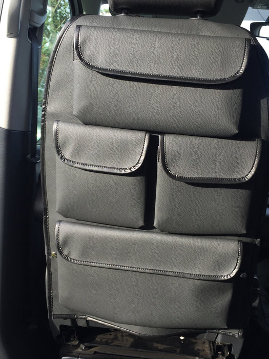 VW T5 & T6 Seat Utility Bag Deluxe - 4 pockets  - Anthracite