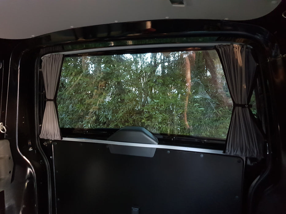 VW T6.1 & T6 & T5 Transporter Tailgate Curtain - Block Out Style - Grey Rail