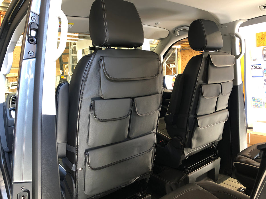 VW T5 & T6 Seat Utility Bag Deluxe - 4 pockets  - Anthracite
