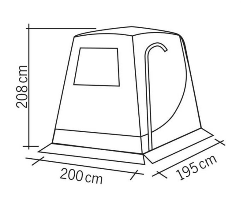 Premium Tailgate Tent w/ Floor & Mosquito Nets For VW T5/T6/T6.1 / ID. BUZZ / ID. BUZZ CARGO