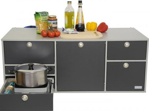 Vanessa mobilcamping kitchen pod Caddy campervan VW