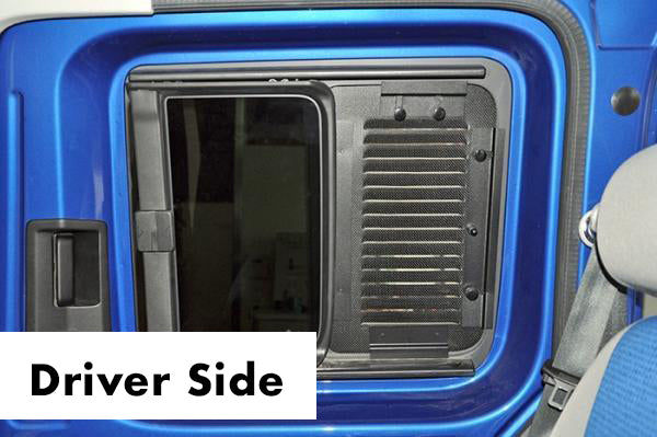 Ventilation Grill Sliding Window Caddy Driver or Passenger Side