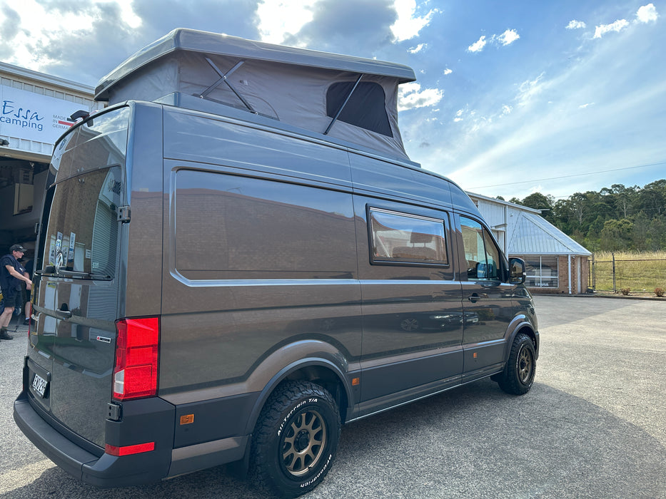 HURRICANE - Alloy Wheel for VW Crafter - Satin Black - 17x9 - 12U30P - 1600KG