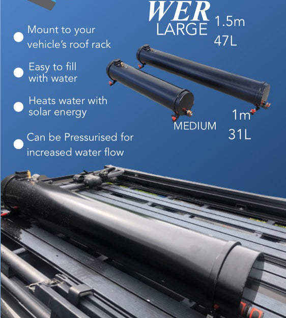 Medium Rooftop Solar Water Heater 1m 31L