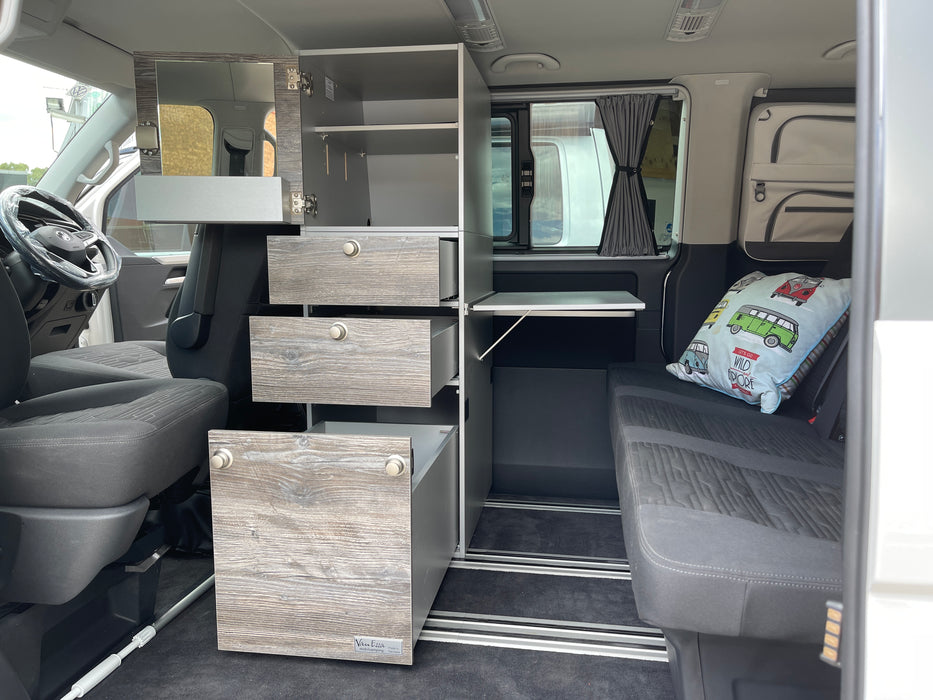 VanEssa Interior Storage Tower for Volkswagen T5/T6/6.1 California / Multivan / Transporter
