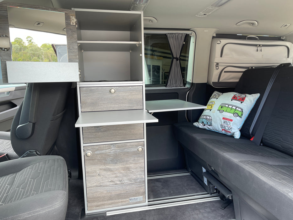 VanEssa Interior Storage Tower for Volkswagen T5/T6/6.1 California / Multivan / Transporter